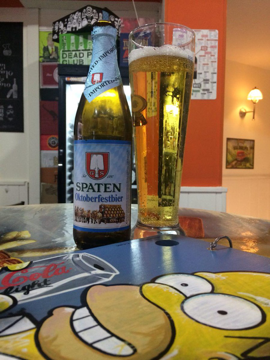 Una de las protagonistas en nuestro #Zurbafest (Homer, no eres tú, no insistas): la  <a href="/DrinkSpaten/">Spaten Beer</a> Oktoberfest. ¡A tope de frescor!