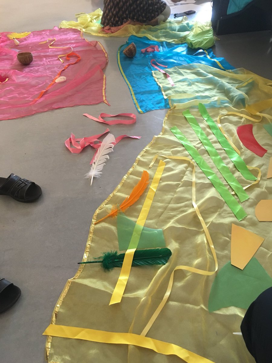 KimGlassby's tweet photo. Some wonderful Hodgkin-inspired pictures today from our Sensory Stories families @HepworthGallery https://t.co/hJ0mAhQekj