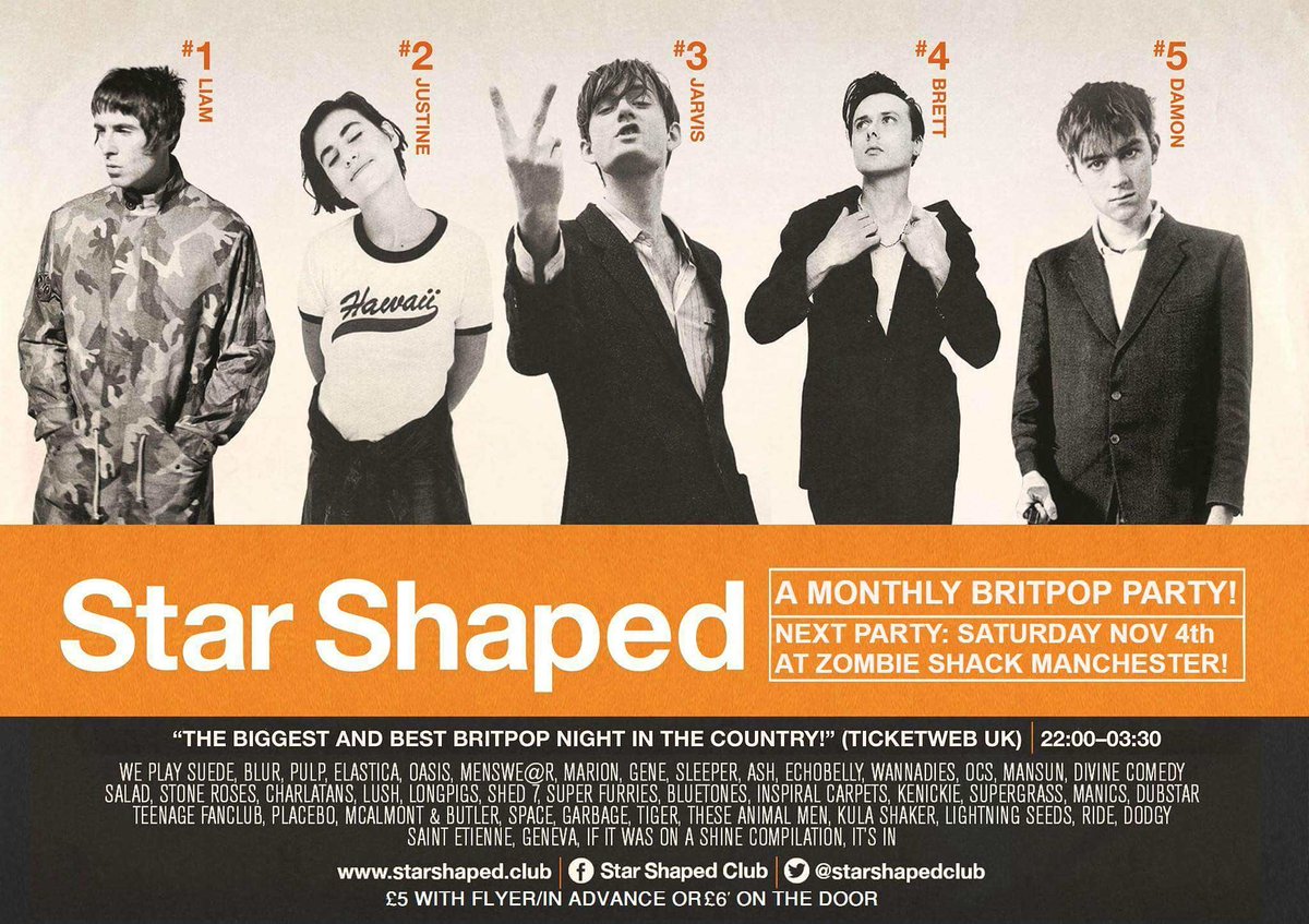 PaulDraper's tweet photo. .@StarShapedClub have a special @mansunband event on Sat 4th Nov, with a live performance from @TaxlossLovers! DMx
https://t.co/1KNNRwR4qq https://t.co/YmFNTwJK02