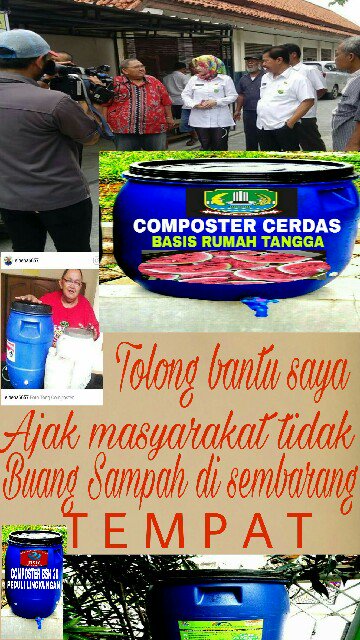ComposterYesss's tweet image. Ayo jangan buang SAMPAH di sembarang tempat, Silahkan siapkan TONG COMPOSTER masing2 Rumah, olah jadi Pupuk Cair dan Kompos Organik.