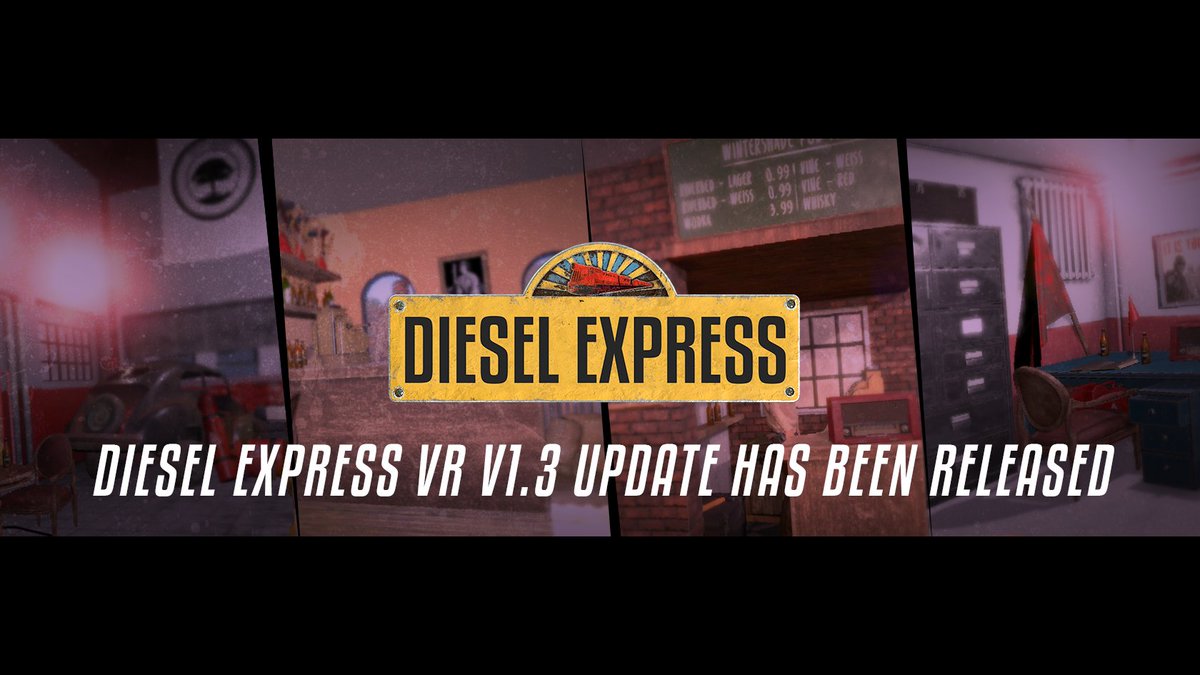 Update on air! Diesel Express VR #VR #Vive #Oculus #indiegame #DieselPunk

store.steampowered.com/app/651120/Die…