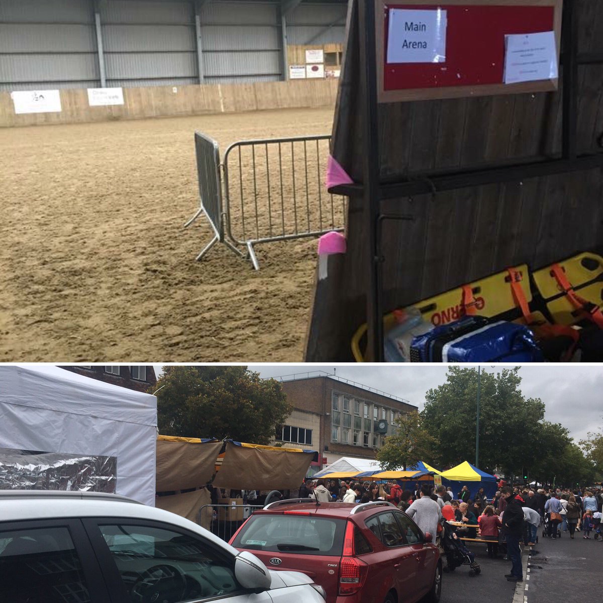 RemResQMed's tweet photo. We've had tutors @ hospital, 4x4 vehicle at an equestrian event, paramedic @ St Albans #teamRRaMS17 #eventprofs #equestrian #4x4 #teamwork https://t.co/9y7iBCxfD5