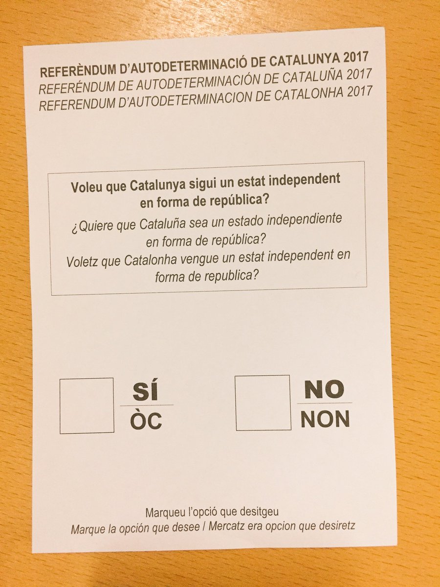 TIC TAC ⏰ TIC TAC ⏰  #SantJust estem en el recompte de #vots de l’ #1oct. #CatalanRederendum. #Junts som imparables 💪