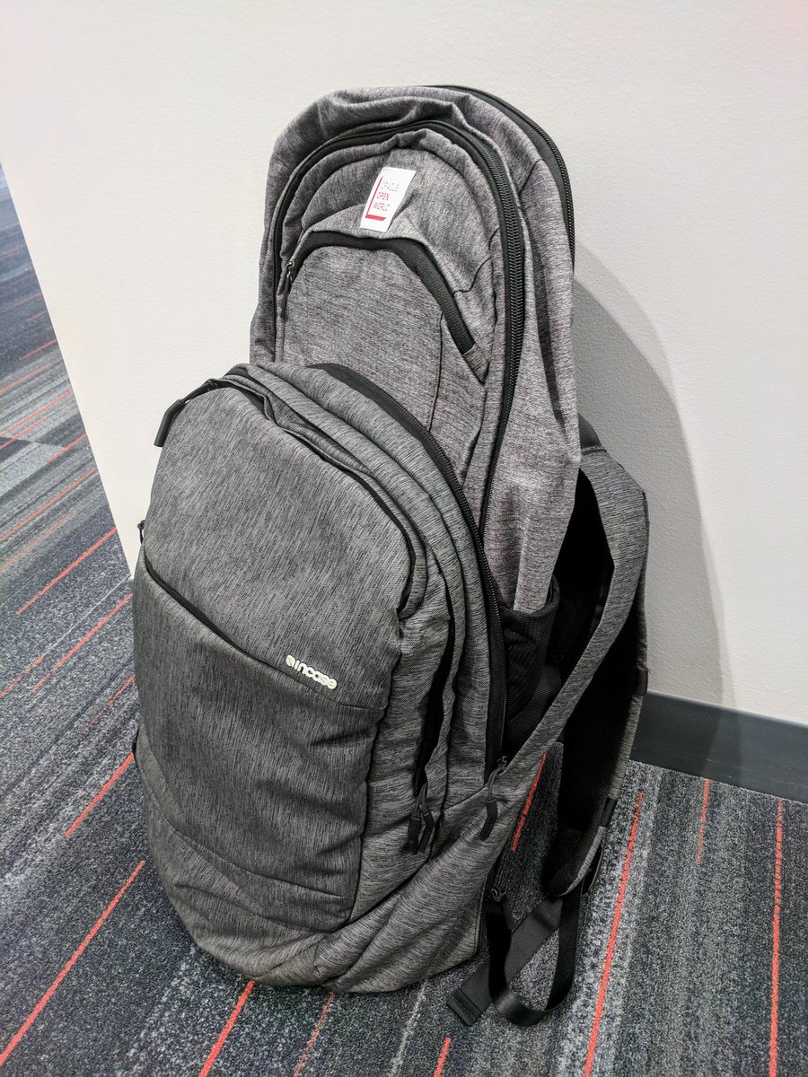 hiBrianLee's tweet photo. Solution to your first world bag problem @oracleopenworld: Make a Matryoshka bag! #OOW17 https://t.co/MKM4IOMOCW