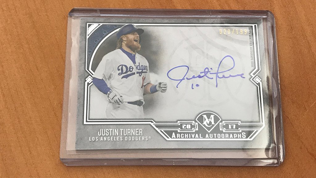 Justin Turner Autographed