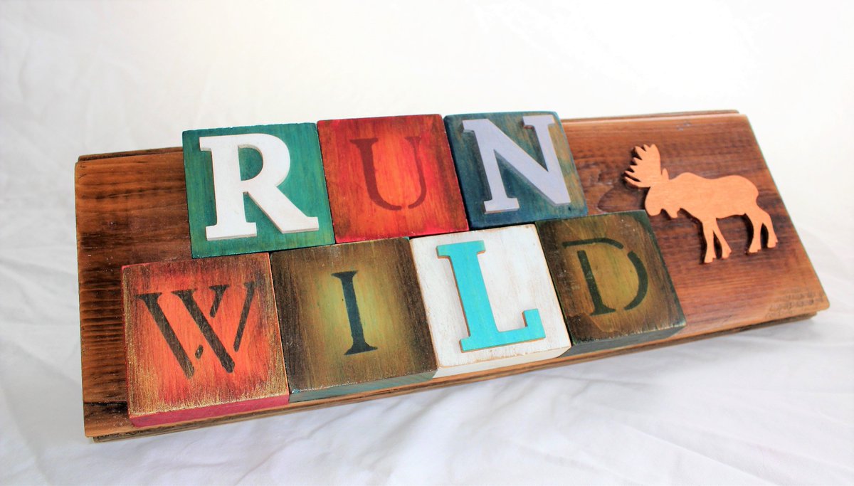 MPDesignCompany's tweet photo. Run Wild Reclaimed Wood Sign now available in my Etsy Shop - link in my bio. #reclaimedwood #runwild #woodsigns #handmade #etsyseller https://t.co/v7aYY7XYZM