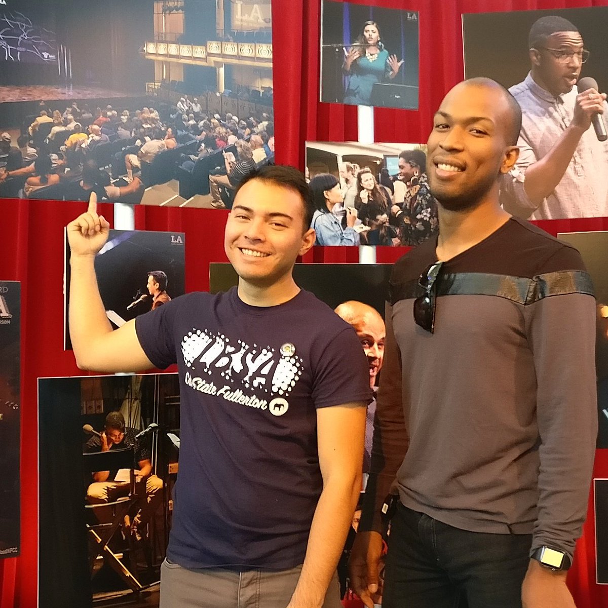 KPCCInPerson's tweet photo. Harper and Allen found themselves on our #UnheardLA photos! #kpccopenhouse #kpcclove @KPCC https://t.co/Iba0HHDWEO