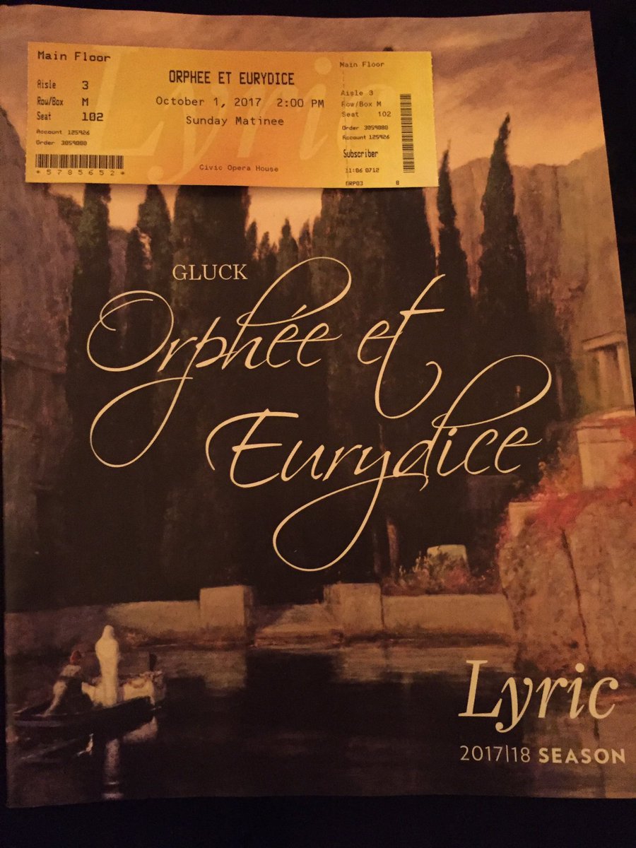 MWhite_HR's tweet photo. A new #opera season has begun. Year 27 for me attending the @LyricOpera! #longlivepassion #lyricorpheo #operacurious https://t.co/WO0eQnRD7D