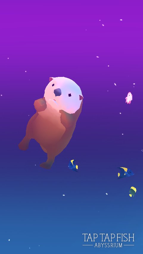 CarlySakura's tweet photo. My Assistant Sea Otter:) 
#taptapfish
Download: https://t.co/iAgG4t5xOF https://t.co/NlI0gf2ved