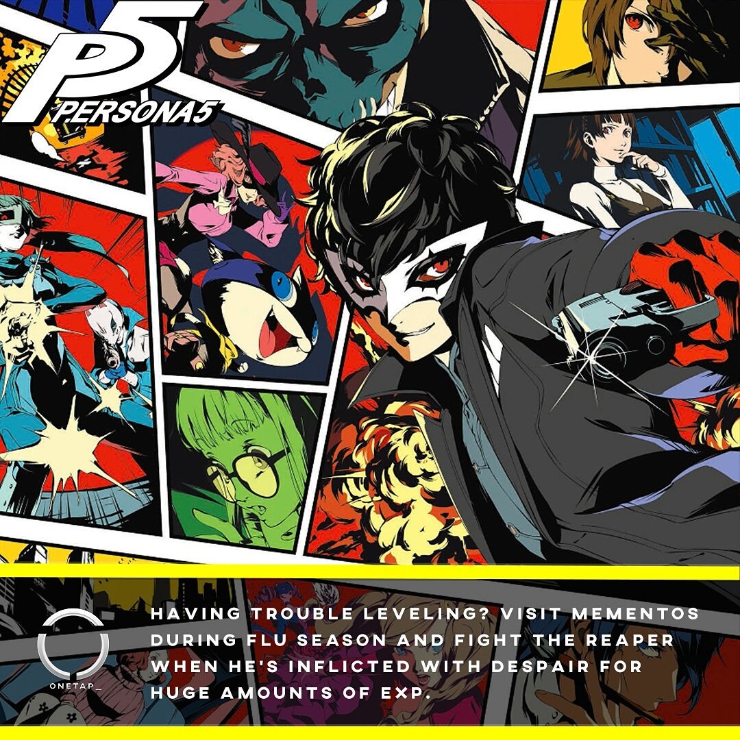 OfficialOneTap_'s tweet photo. “You’ll never see it coming!” #persona5 #phantomthieves #atlus https://t.co/Bl7zBkU1Nf