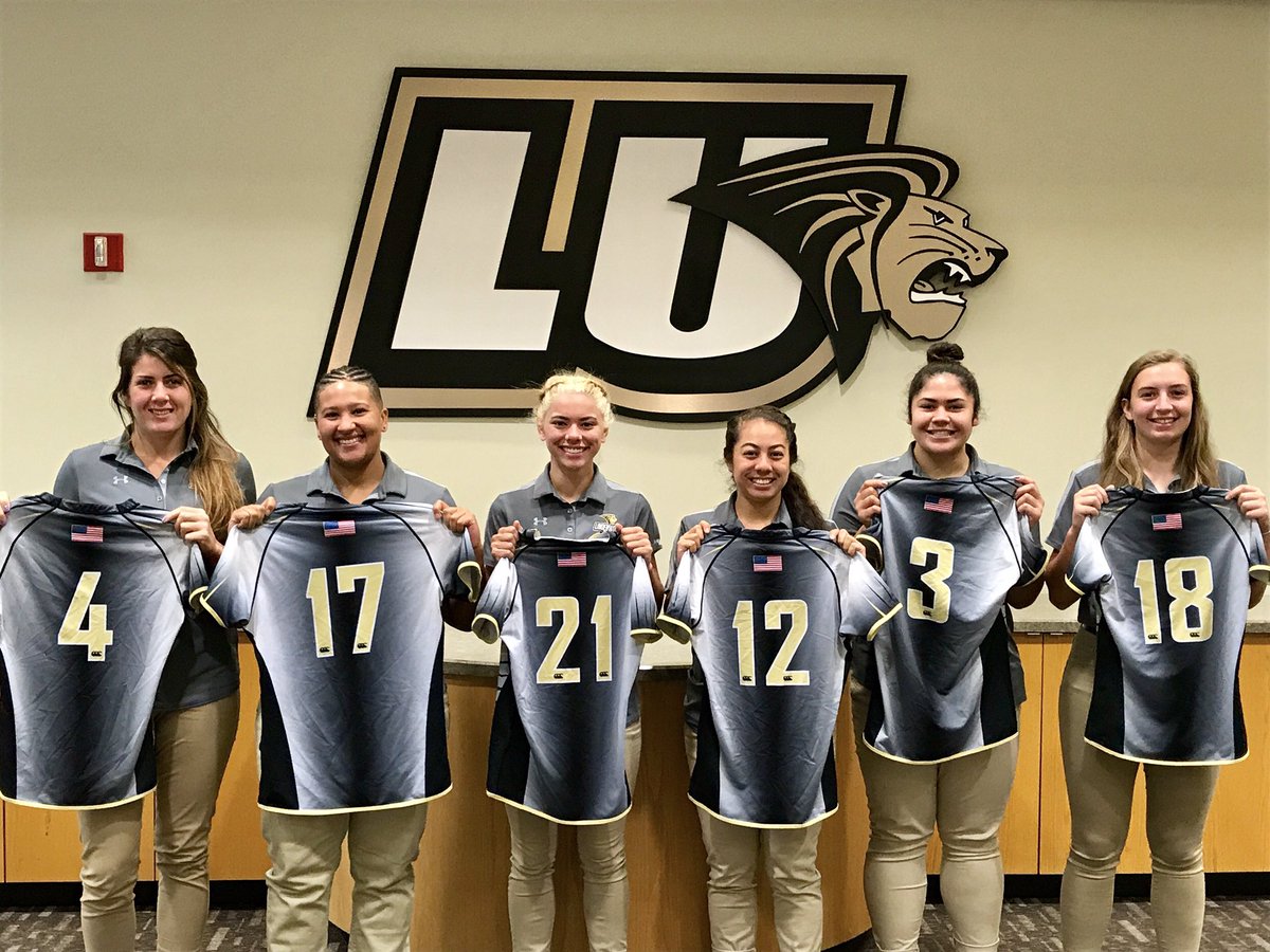 LUWomensRugby's tweet photo. Shout out to our Lion rookies putting on the prestigious LU jersey for the first time. #LionFamily 🦁 https://t.co/6n6XVVD9cy