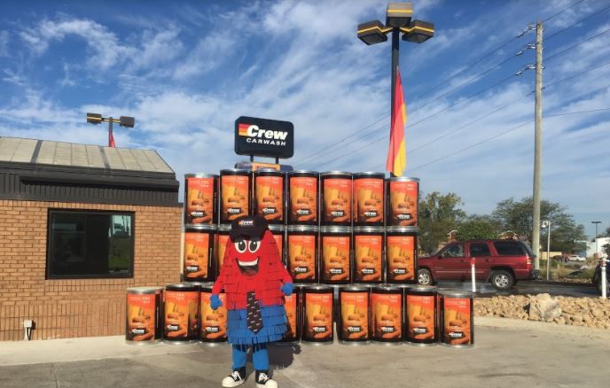 Crew_Carwash's tweet photo. Our donation barrels are filling up! Please help us end hunger &amp; donate today! #HungerCrew https://t.co/AxvBy69Rt8