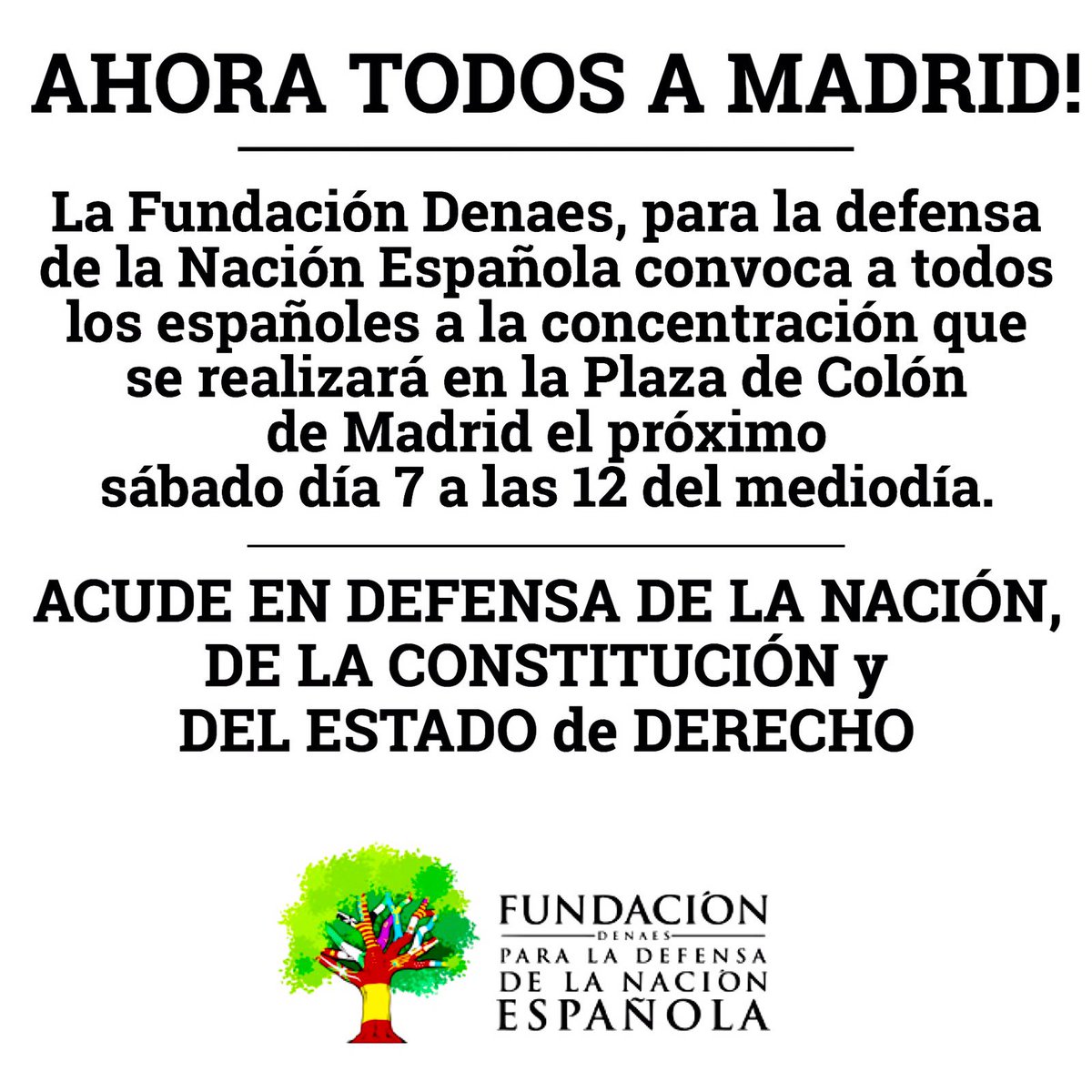fdenaes's tweet photo. #AhoraTodosaMadrid https://t.co/9ph4LRXUcS