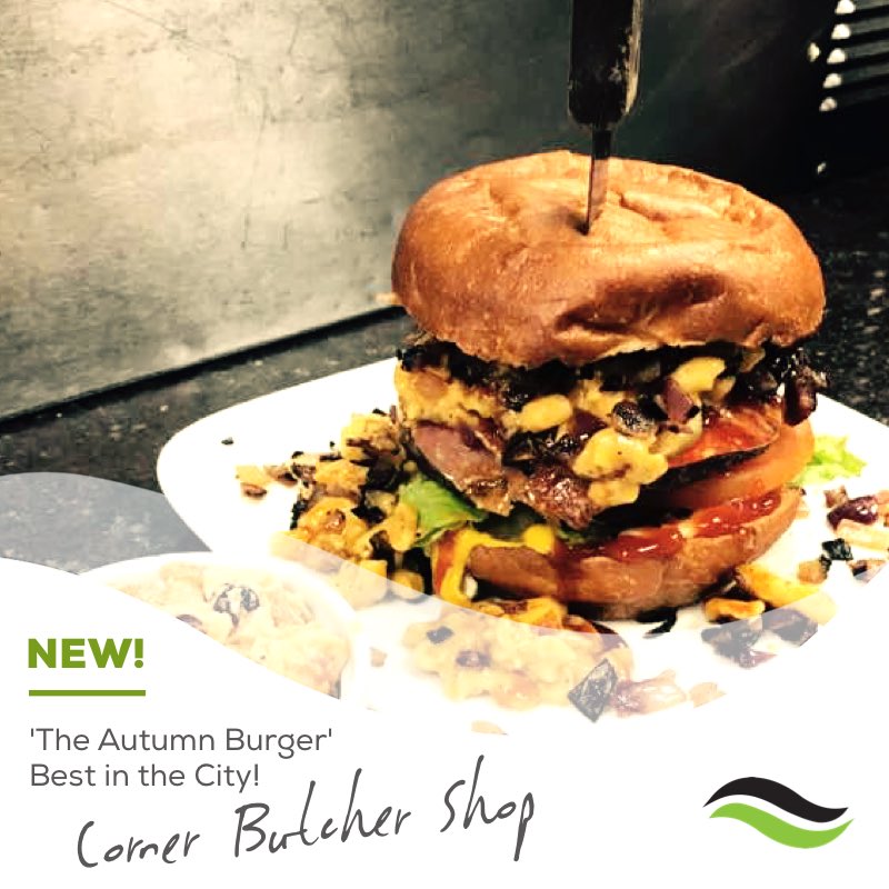CornerButcher's tweet photo. New at the corner butcher shop!! Introducing the autumn burger !!!!
---
#Claremont #Montclair #LaVerne #Pomona #WeCater #Catering #Bbq #Meat https://t.co/GXAwCAImRI
