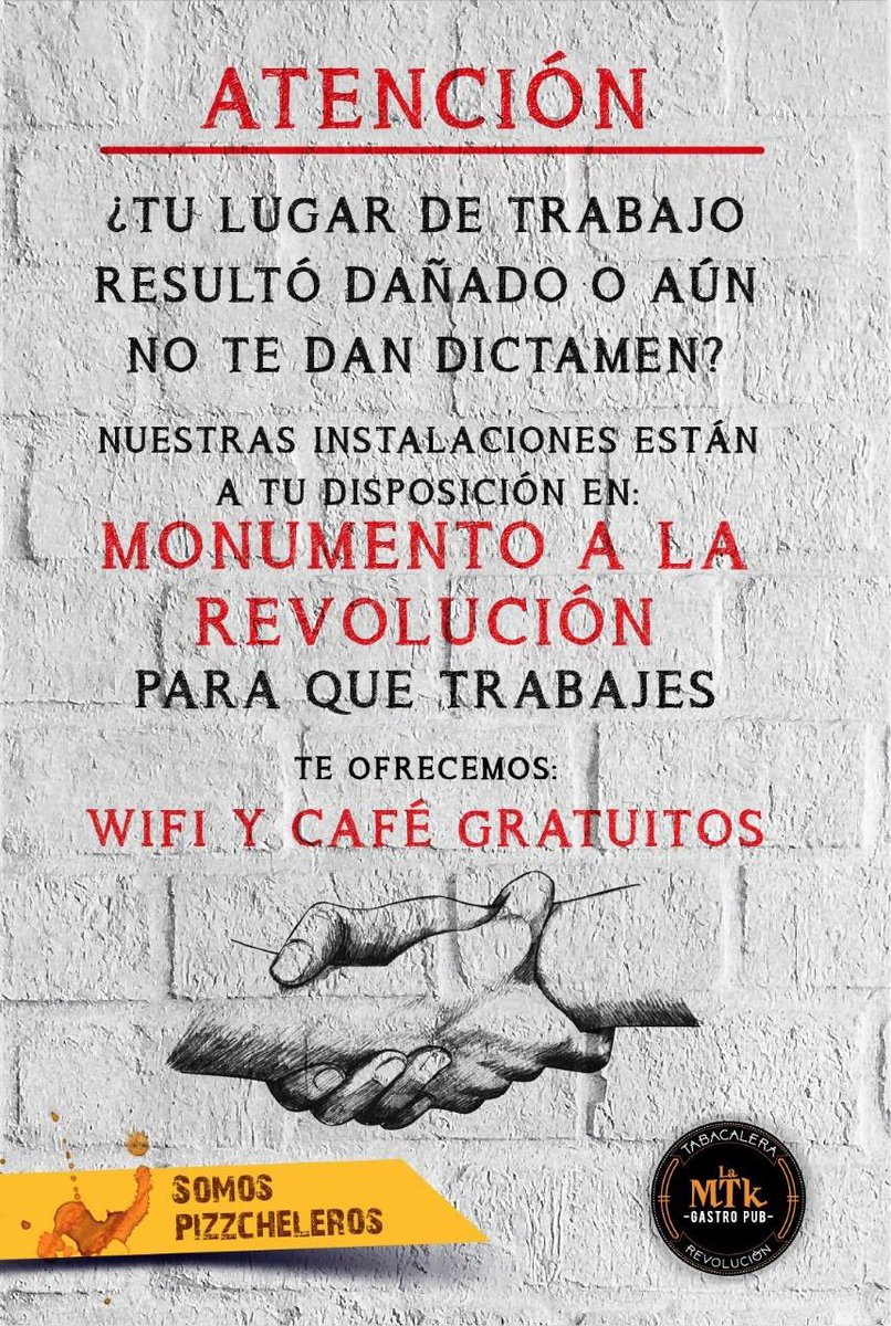 A chambear! por acá nos vemos! #19s #cafe # lunes l@s queremos!! 🇲🇽☕️🥓😳