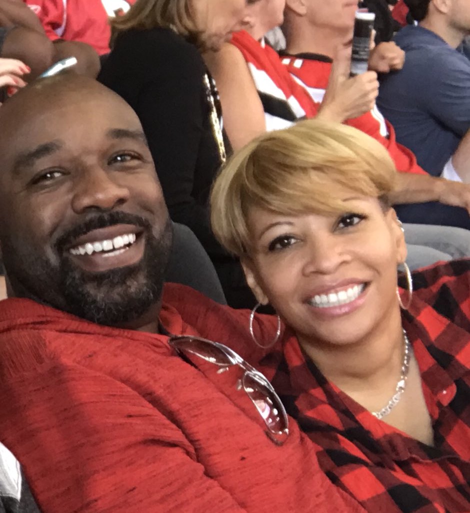 #RISEUP First game thanks to Kevin!  Now to get floor seats.. 😒😒