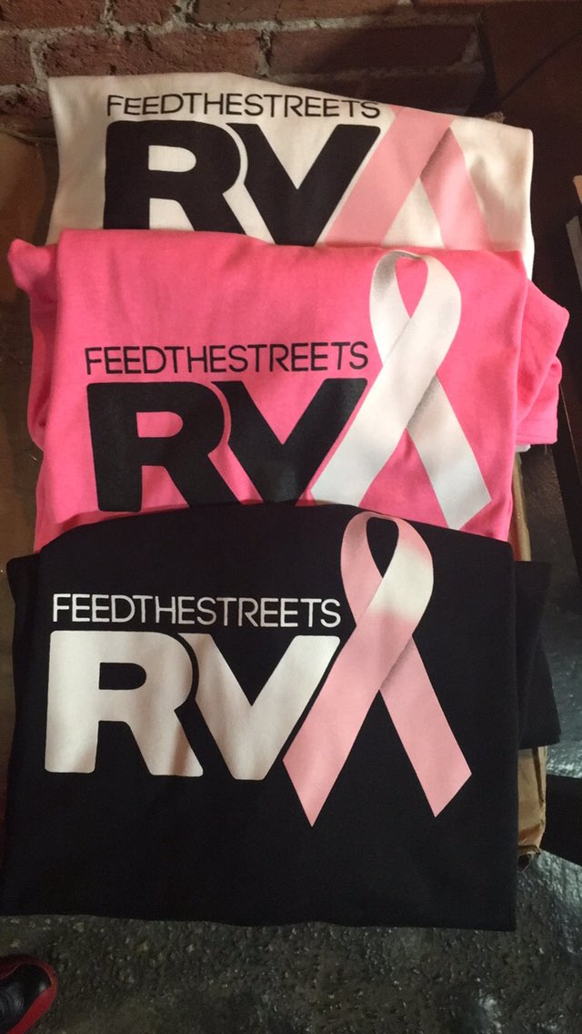 DJKingCise's tweet photo. #SeePink FeedTheStreetsRVA shirts available for purchase all month long $20! https://t.co/Hugq9lsj9S