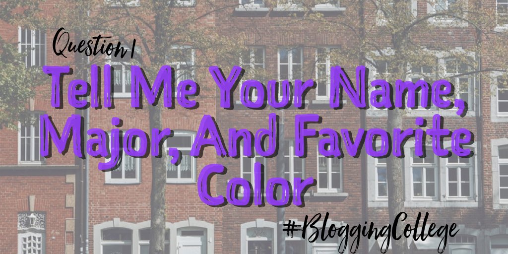 Hectic_Lives's tweet photo. Today we are going to talk about the "college experience!" Let's start with the basics #BloggingCollege https://t.co/nEVmY3JQHn