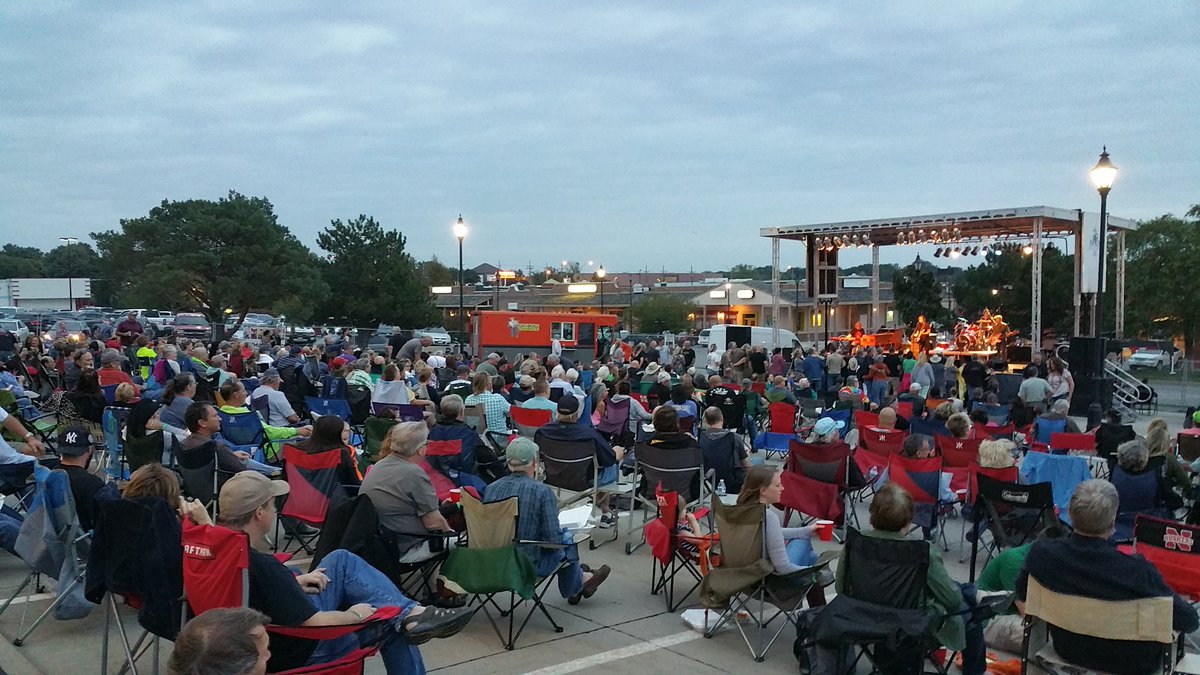Excellent turn out for blues fest.