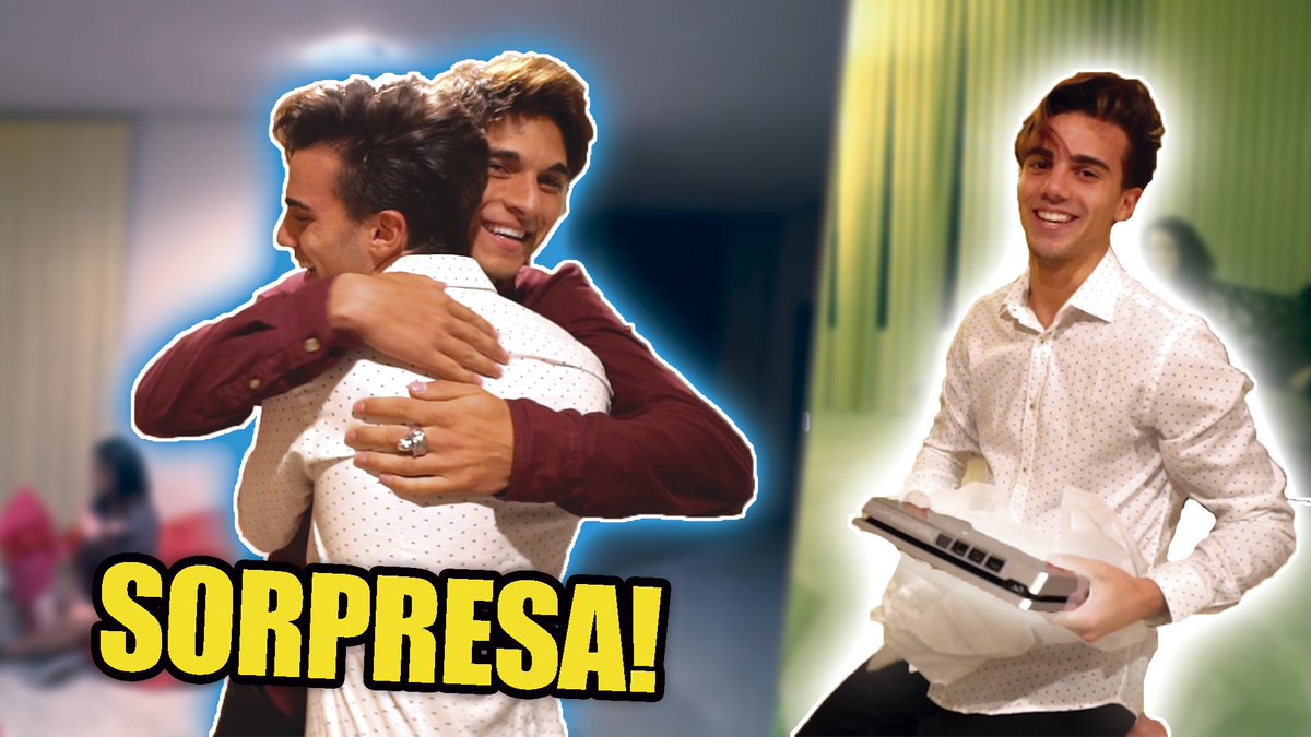 dosogas's tweet photo. Video nuevooooo!! "LE REGALO ESTO POR SU CUMPLEAÑOS!! *se emociona*"

Feliz cumpleaños Fede!! :D

video: https://t.co/AP16GNLKjB https://t.co/iLRu7gNKoJ