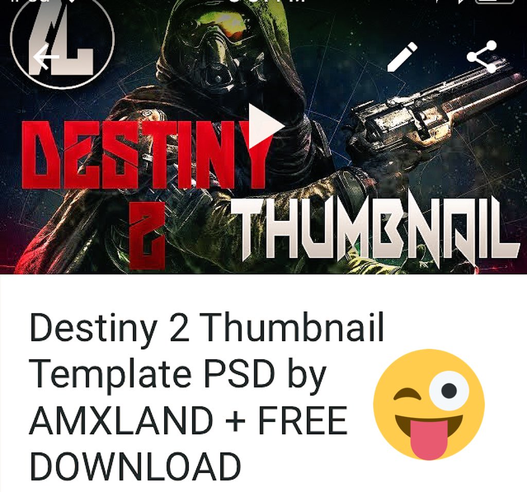 AMX_REAL's tweet photo. Go watch it now 👌👌then get it for in the description #needagraphicdesigner #Destiny2 #gaming #amxland #youtube #youtubethumbnail https://t.co/sGMIeuKdVv
