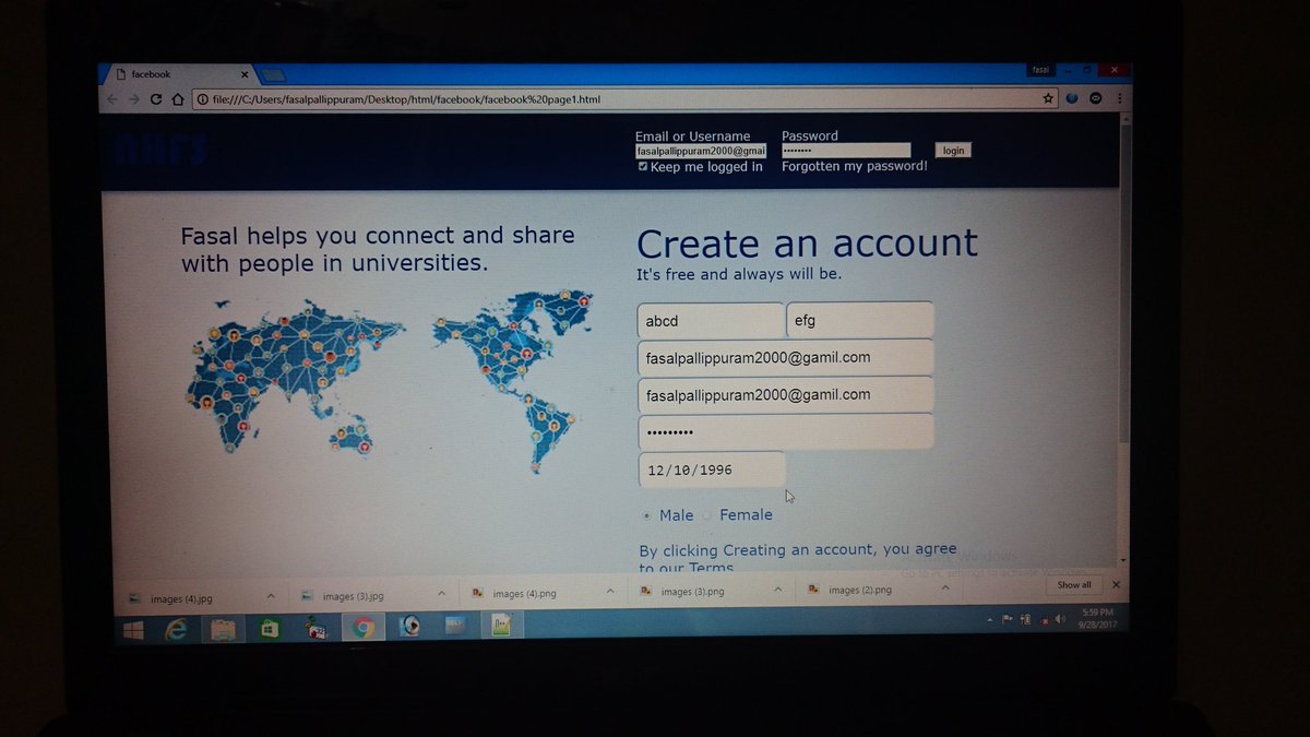 fasal_procoder's tweet image. #using #with #HTML & CSS, STYLE #login page #developed #by #Fasal #it's me only