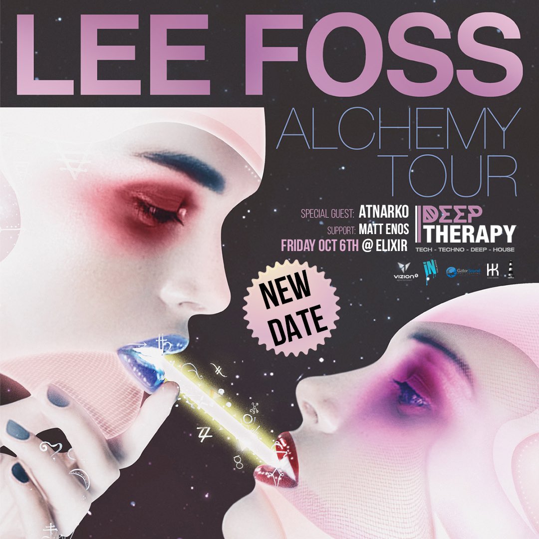 D33PTH3RAPY's tweet photo. Lee Foss next Friday Oct 6th @ElixirOrlando 10pm
@CamelPhat &amp; @Weiss_UK Sunday October 15th @aloftorlandodt 2pm
#DeepTherapy #DeepHouse https://t.co/IMszGBtvjm