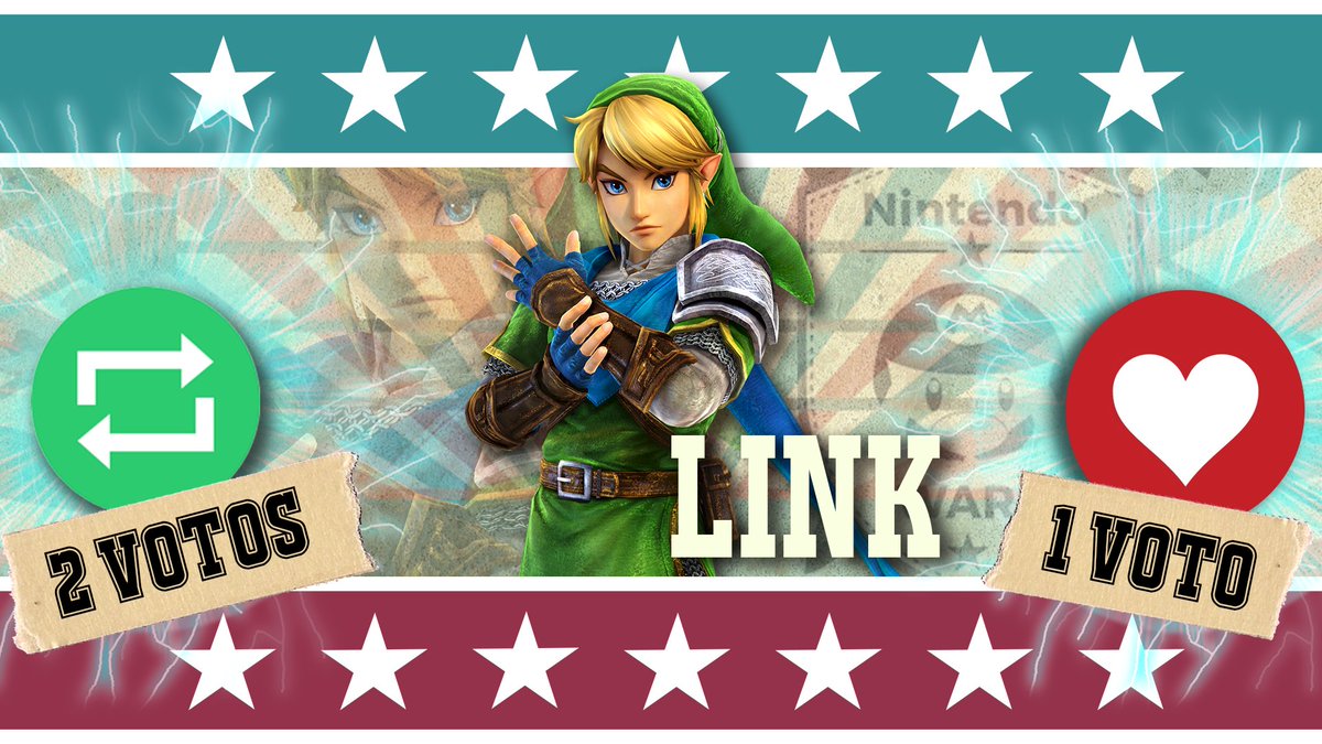 ¿Quieres que Link pase a la siguiente ronda de Nintendo Wars? ¡RT y/o MG aquí para que no quede eliminado! - nintenderos.com/2017/09/arranc…