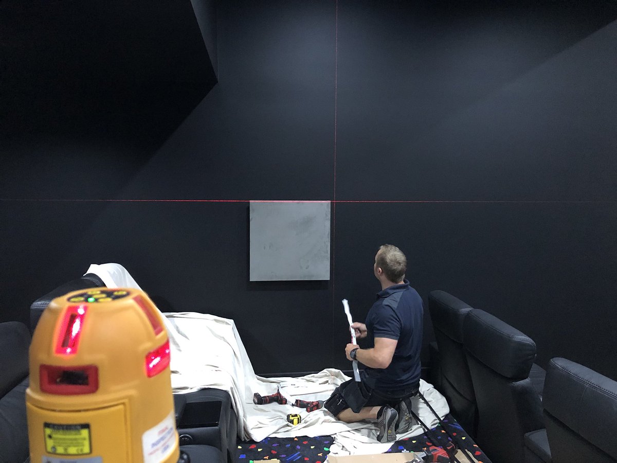 Beaconcreatives's tweet photo. RT @Artnovion: RT @cogworksIO: #liveinstall #avtweeps @Artnovion #acoustics #rt60 @CEDIA https://t.co/t28o5WMNvL
