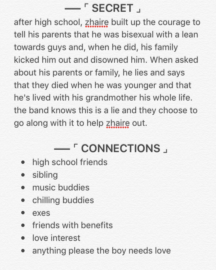 NOCLOUTZHAIRE's tweet photo. //annnnnnnnd finally here's zhaire's bio and lms if you wanna plot!!! https://t.co/XnWUwu9gR7