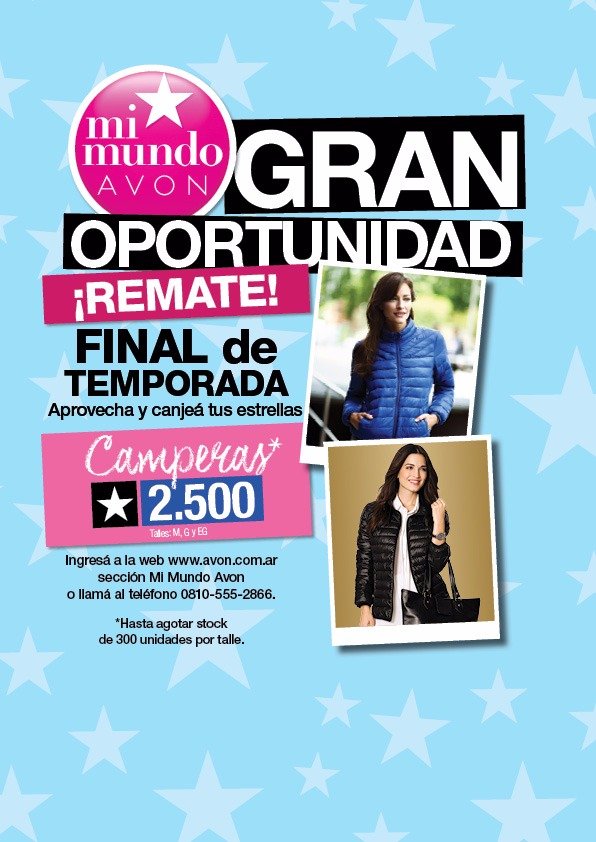 MiEspacioAvon's tweet photo. #Oportunidad #MiMundoAvon #Incentivos ¡Final de temporada! https://t.co/jU4IBk0lmw