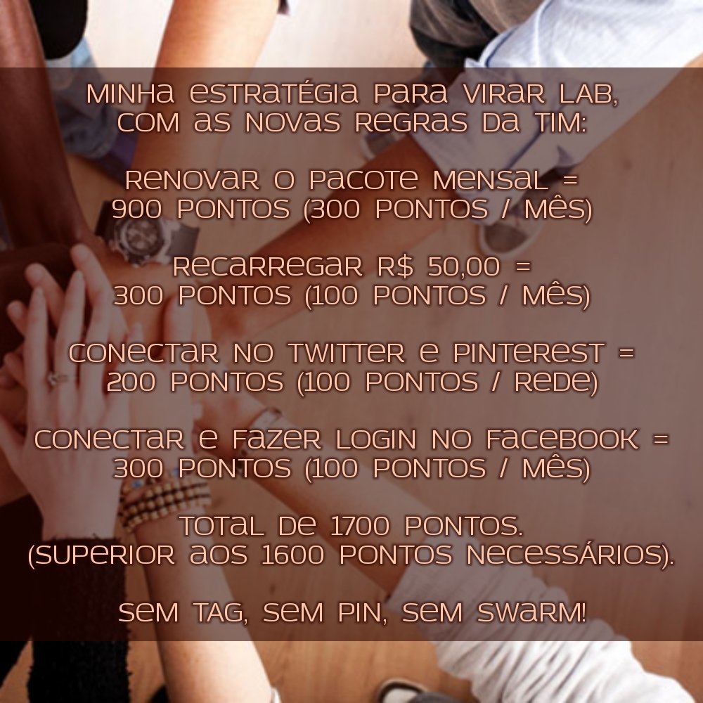 #ParceirosBeta #BetaQuerLab Minha estratégia para virar LAB, com as novas regras da TIM. Ficou muito simples ou estou equivocado?