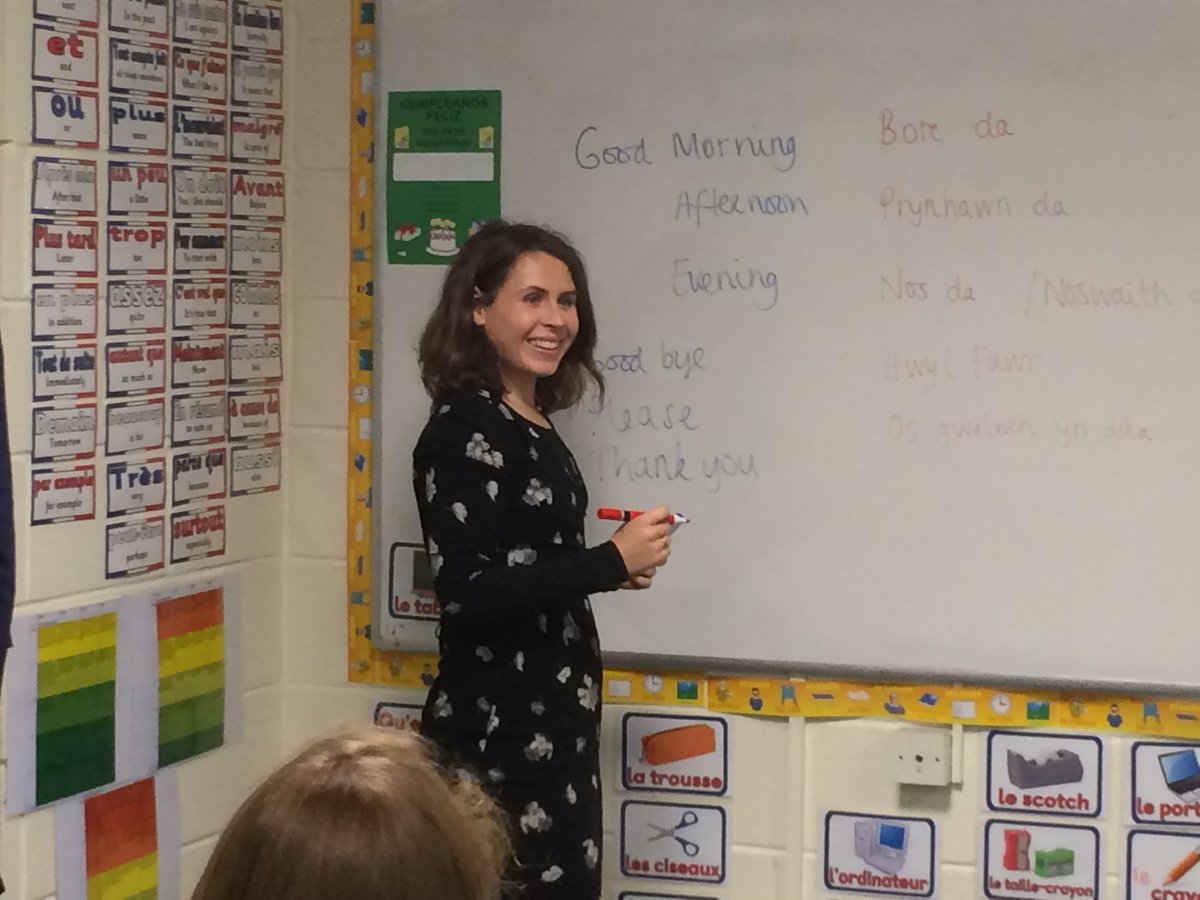 When she's not in the Boarding House Miss Hopkins is delivering a Blind date with Welsh. Diolch! <a href="/MonSchGirls/">Monmouth Girls</a>
