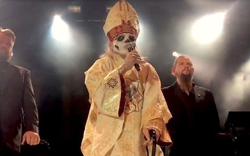theRealAlterity's tweet photo. Ghost Introduce Papa Emeritus Zero In Sweden | https://t.co/Pxy5FYI1ze | #LineUpChanges https://t.co/SRbeHridDc