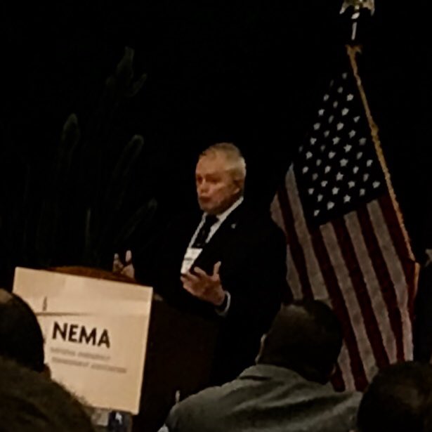 Sopel_J's tweet photo. NCEM director Mike Sprayberry stating our unequivocal support for @FEMA_Brock  and the entire FEMA team. All need to be together! https://t.co/BbDuCBASa5