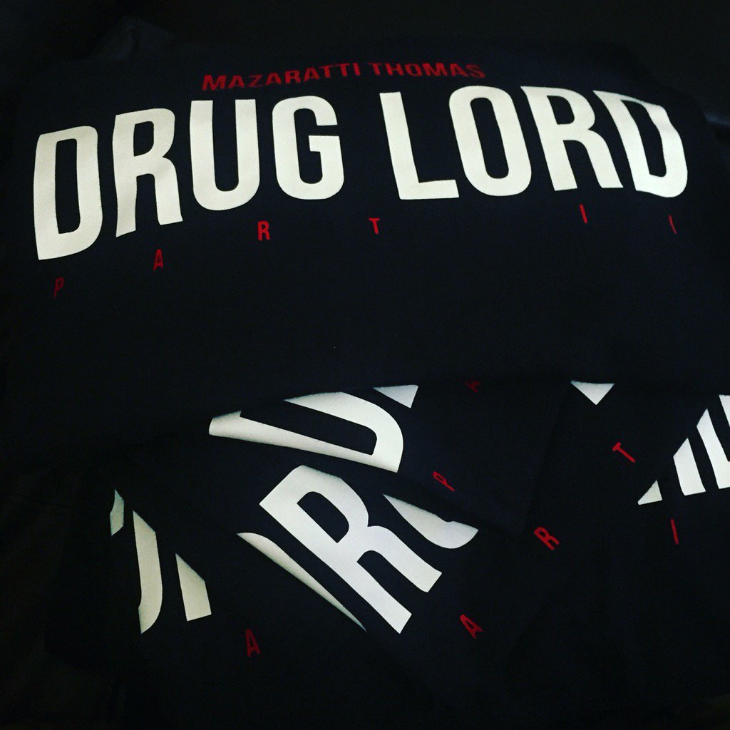 MazarattiThomas's tweet photo. Drug Lord Part II Merch‼️ #DL2 Out Now On Datpiff... #PaperBoyPhysics https://t.co/lsgERYJVEf