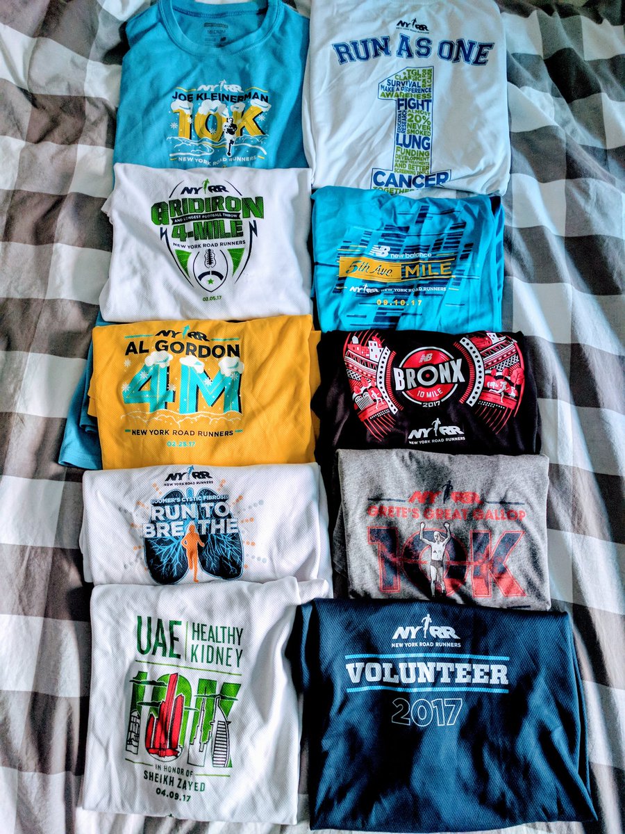Cormac86's tweet photo. 9+1 @nyrr races completed this year! ✔️ See you in 2018 @nycmarathon 🏃🏃🏃 https://t.co/2tRFEwhdh7