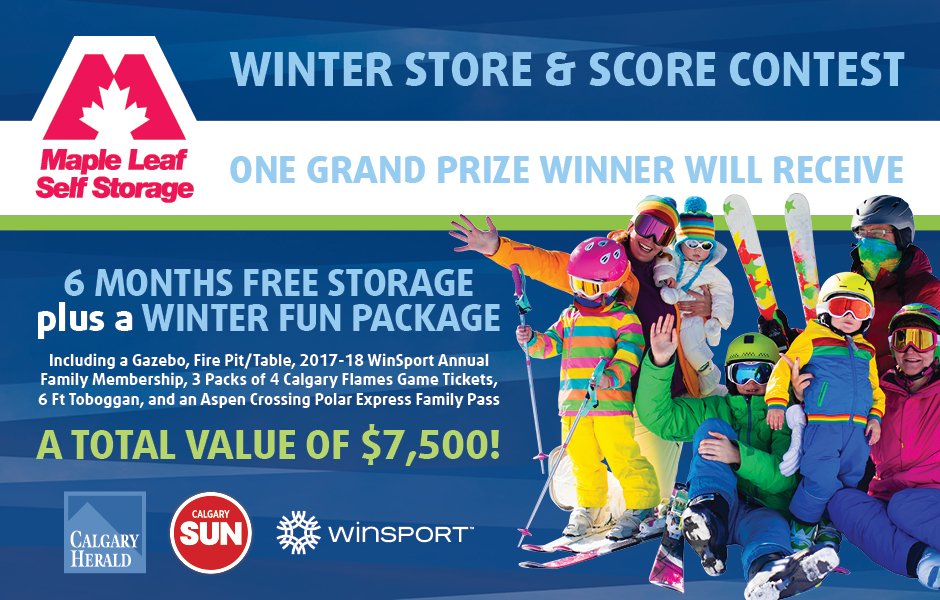 calgaryherald's tweet photo. This contest ends today at 5 pm- enter to win a $7500 winter prize package from @StoreMapleLeaf ! https://t.co/JXttyVIuEv  #StoreAndScore https://t.co/g17qABTwxw