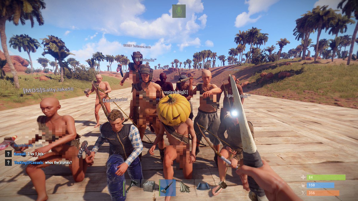 Banana Duck on Twitter: "Great fun building bridges with the best Zerg to date! @playrust @Rustafied… "