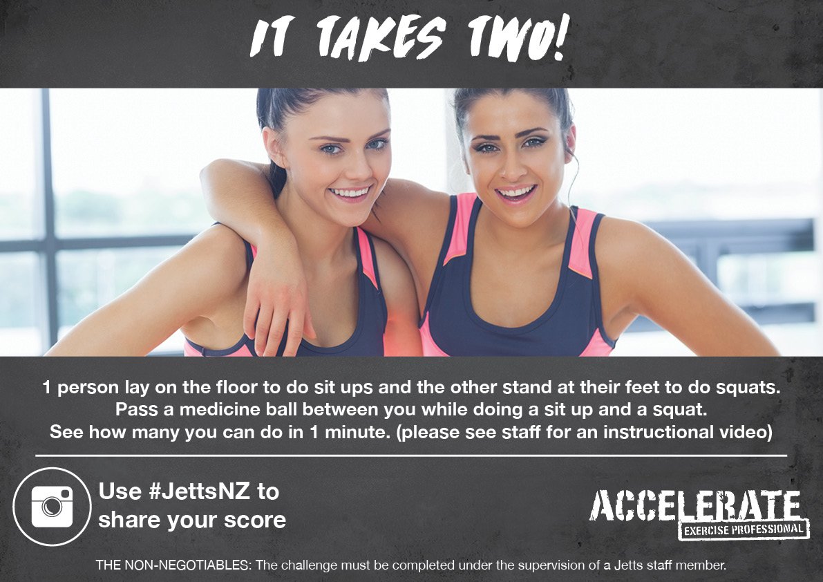 It takes two! Grab your friend and give this months challenge a go 👯