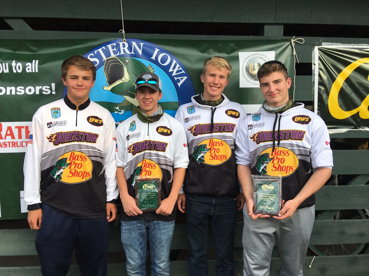 JCSD_Fishing's tweet photo. Our Dragons took 3rd and 10th at the Iowa state tourney! Couldn't be prouder! Way to go guys! #jhsfishing #proudcoach #dragonnation https://t.co/Tjym1hEE5c