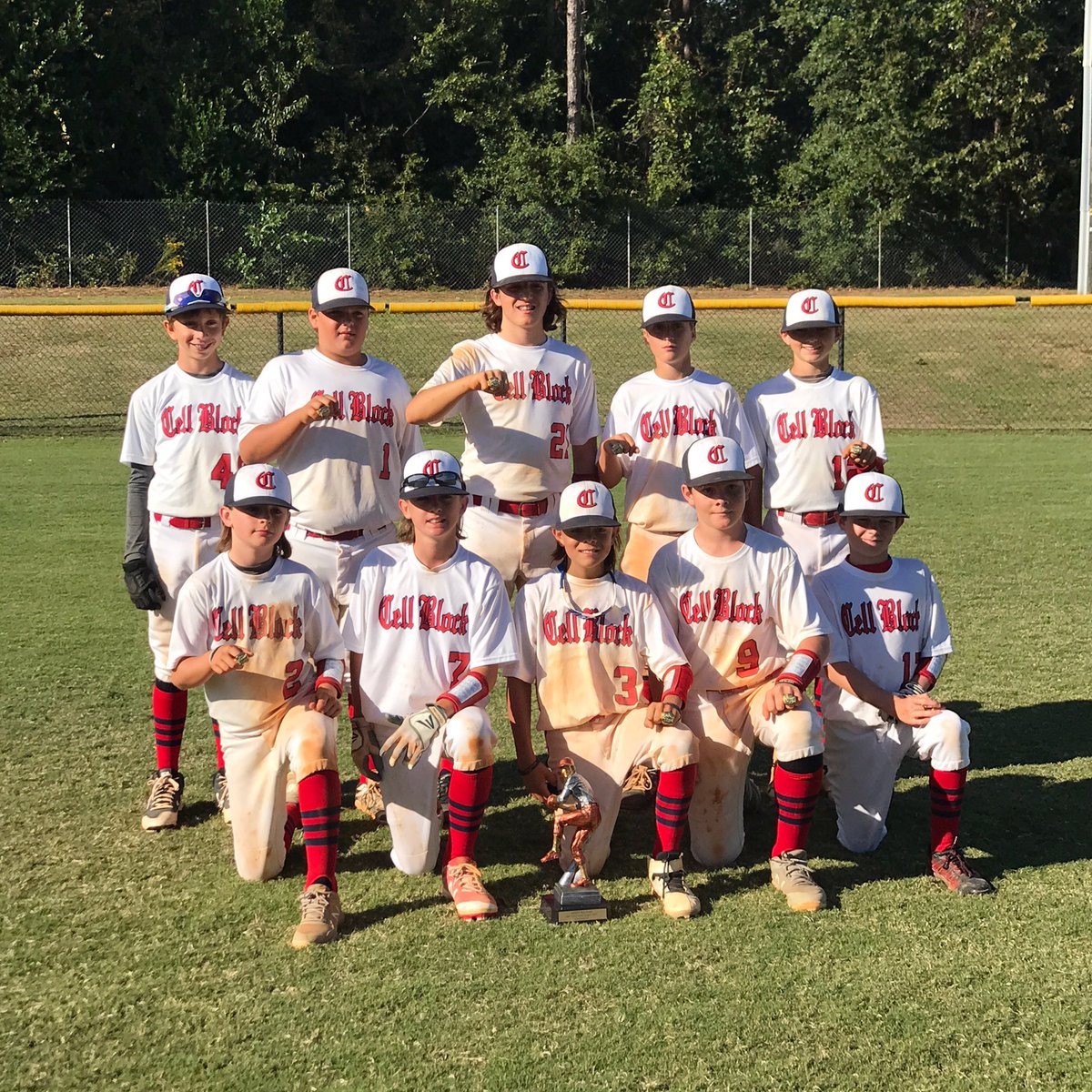 EnnisMommaX4's tweet photo. USSSA Super NIT Champions! #Tanner12💙 #cellblockstrong⚾️ https://t.co/KCa8ovVzGq