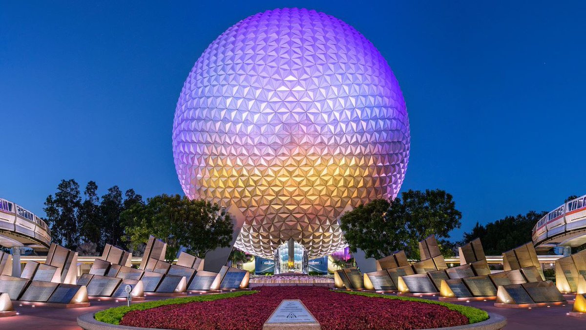 themeprkconnect's tweet photo. Happy 35th anniversary, #Epcot! 🌐🎉
#Epcot35 #WaltDisneyWorld #DisneyParks #SpaceshipEarthSunday #WDWR #ThemeParkConnect https://t.co/eQrSAaToAO