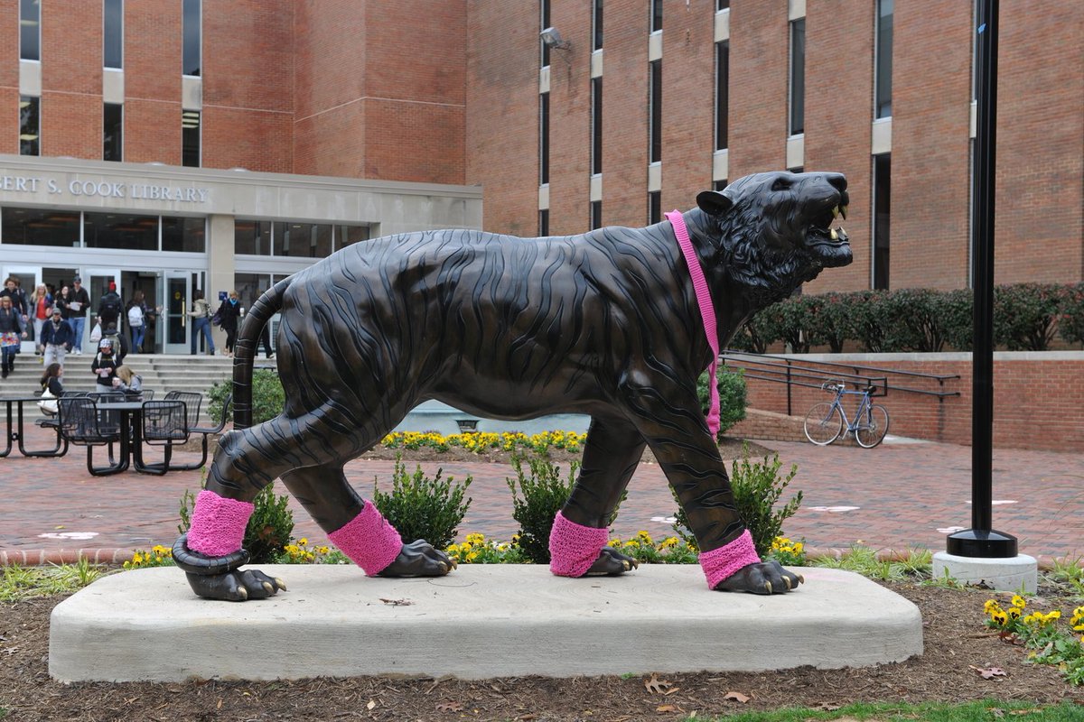 AdmissionsatTU's tweet photo. October starts National Breast Cancer Awareness Month. Show your support by wearing pink! #BreastCancerAwareness #TUPicOfTheWeek https://t.co/TRAtdFCzu7