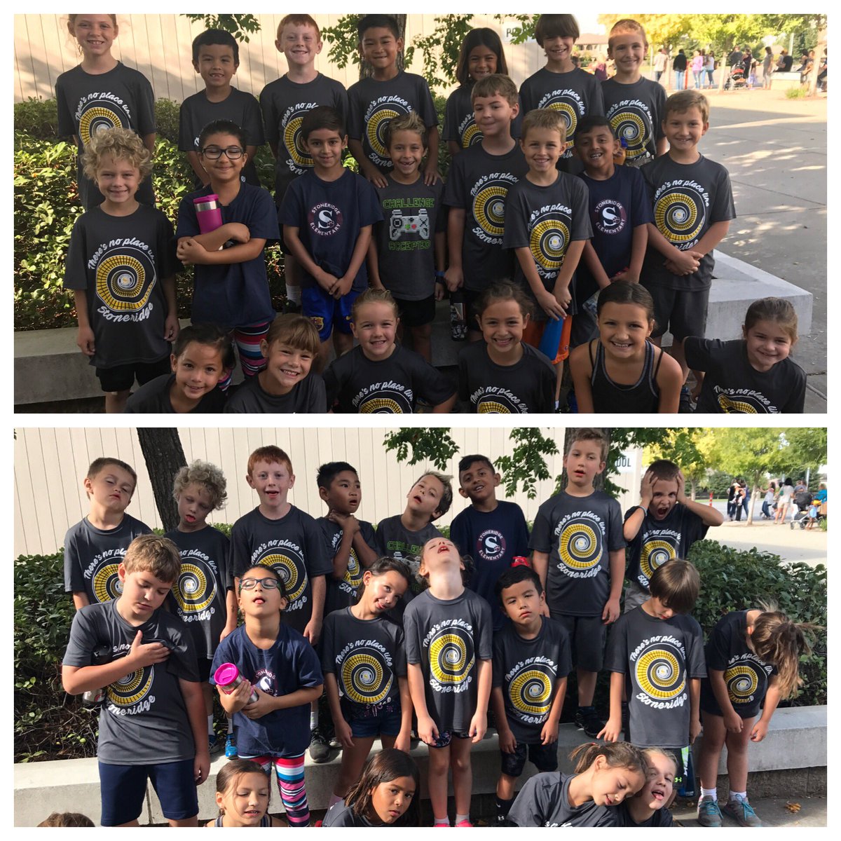 Rm16Jones's tweet photo. Stoneridge Jogathon before and after! Well done, Super Stars! #rcsdstoneridge #rcsdchampions https://t.co/SNGrhdKRGq