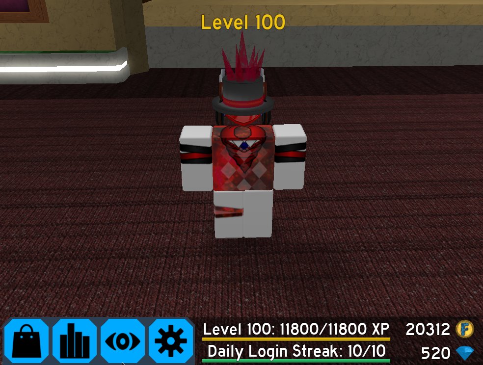 Osvaldol No Twitter Crazyblox Dev So Is Level 100 The Maximum