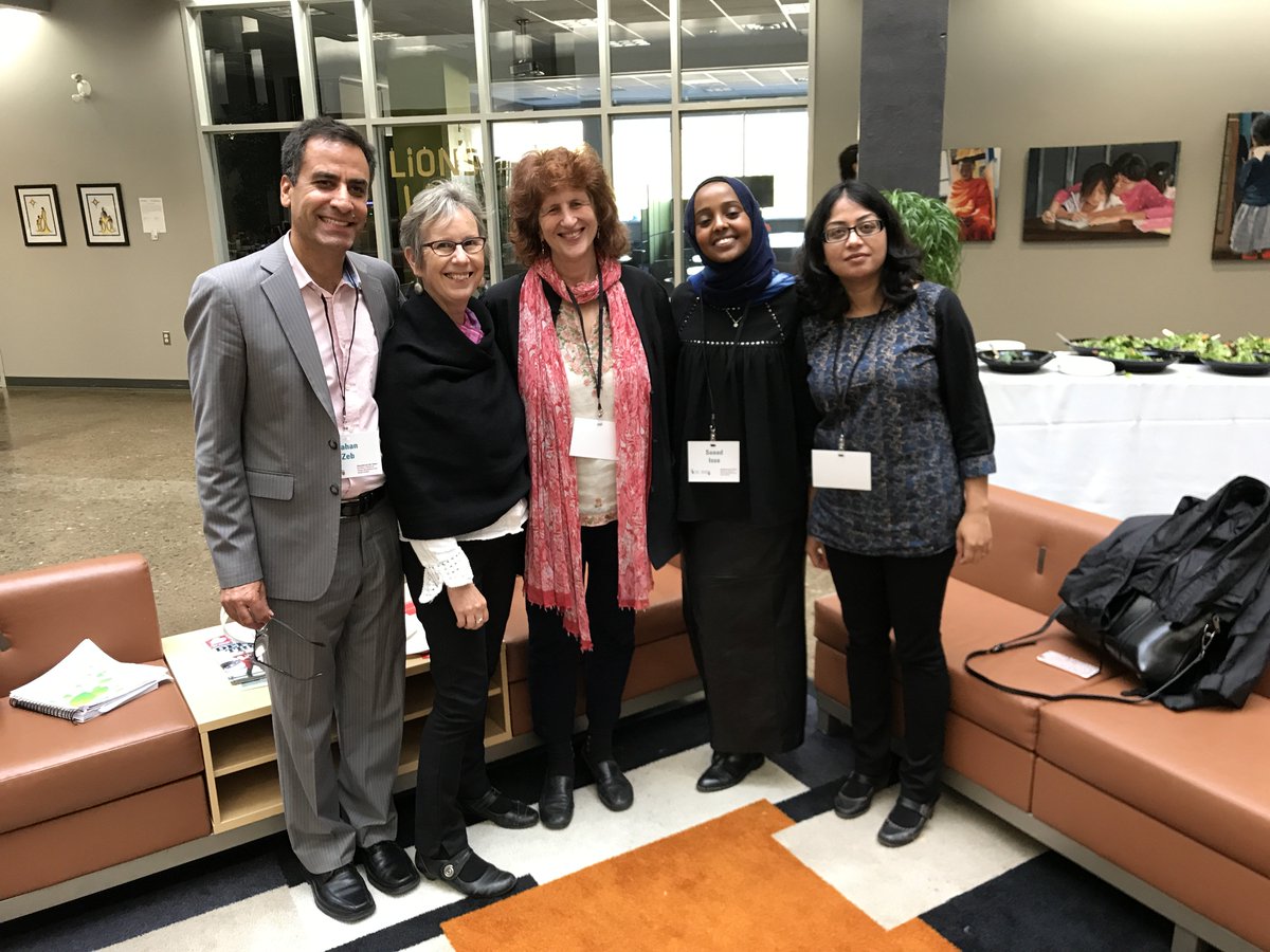 GPCCanada's tweet photo. @GPCCanada #Youth4Peace leadership team @McMasterU '#Education for Our Times' conference #gpf25 #HamOnt @ann_prof @kusman786 @ZiauddinY https://t.co/ncVpMsxSmw