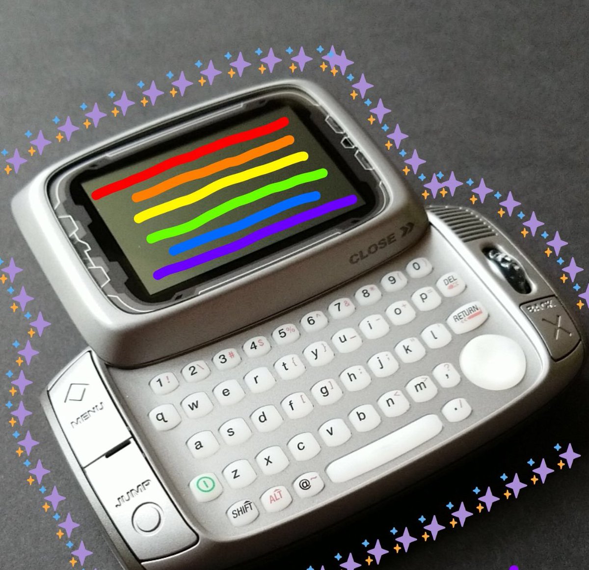 xPenosox's tweet photo. The @TMobile Sidekick is 15 years old today! Best Smartphone EVER! @askdes @JohnLegere #BringTheSidekickBack we NEED another one!!! https://t.co/OqubV9R8KM