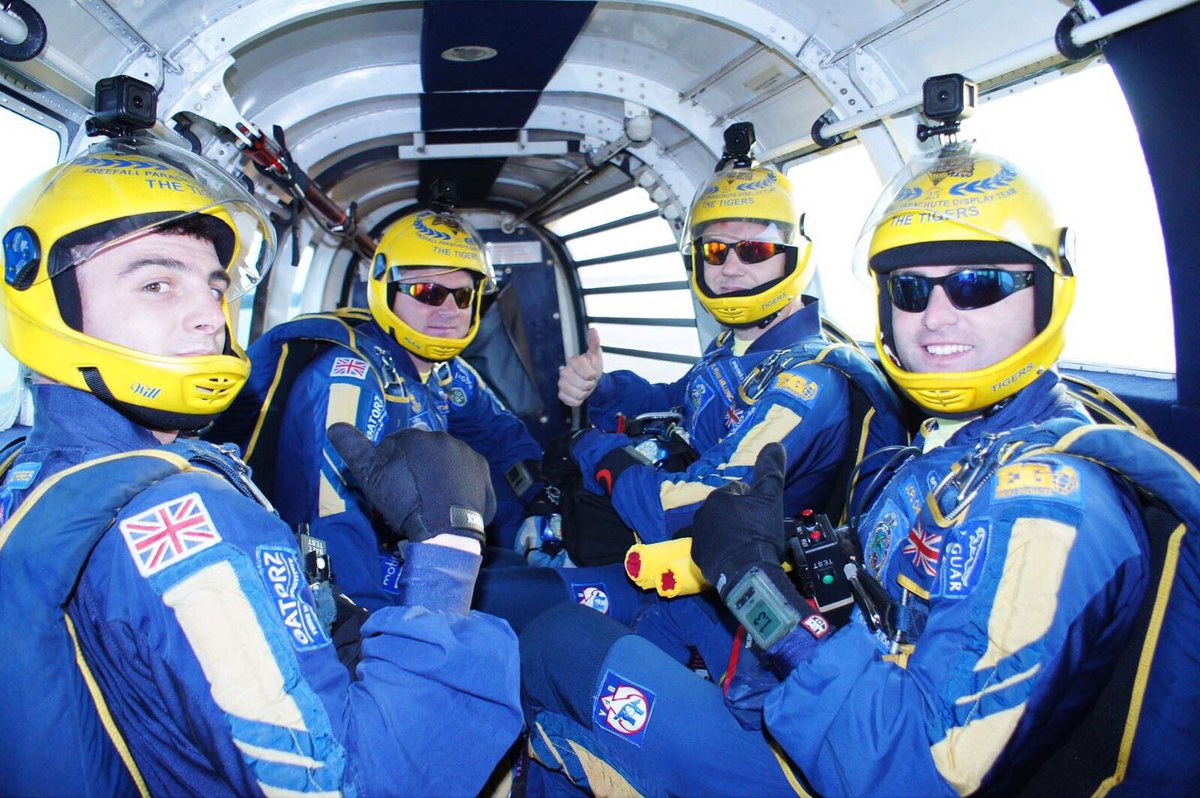 The Tigers Army Parachute display Team tweet media
