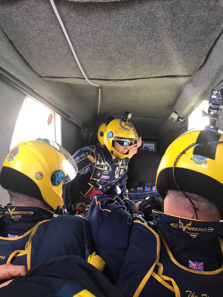 The Tigers Army Parachute display Team tweet media